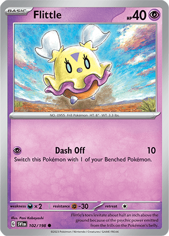 Karta Pokemon 102 198 Flittle [Scarlet &amp; Violet].JPG