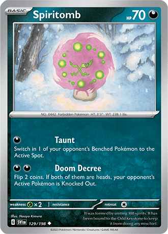 Karta Pokemon 129 198 Spiritomb [Scarlet &amp; Violet].JPG