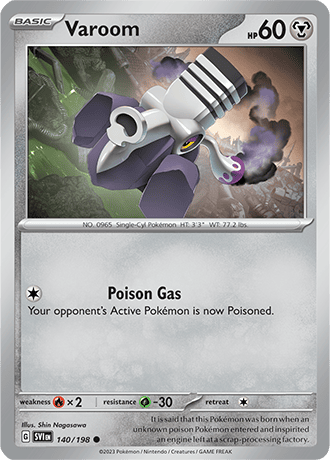 Karta Pokemon 140 198 Varoom [Scarlet &amp; Violet].JPG