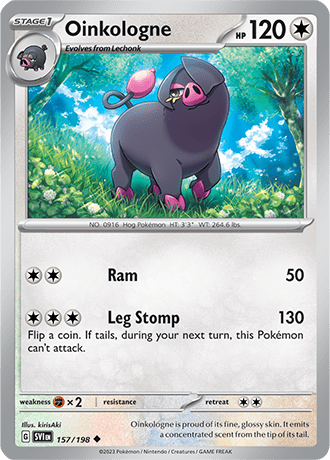 Karta Pokemon 157 198 Oinkalogne [Scarlet &amp; Violet].JPG