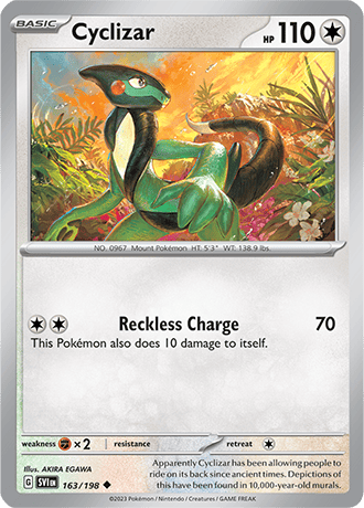 Karta Pokemon 163 198 Cyclizar [Scarlet &amp; Violet].JPG