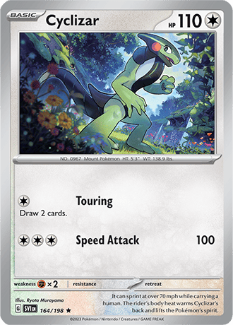 Karta Pokemon 164 198 Cyclizar [Scarlet &amp; Violet].JPG