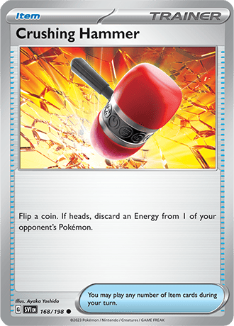 Karta Pokemon 168 198 Crushing Hammer [Scarlet &amp; Violet].JPG