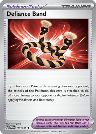 Karta Pokemon 169 198 Defiance Band [Scarlet &amp; Violet].JPG
