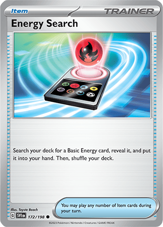 Karta Pokemon 172 198 Energy Search [Scarlet &amp; Violet].JPG