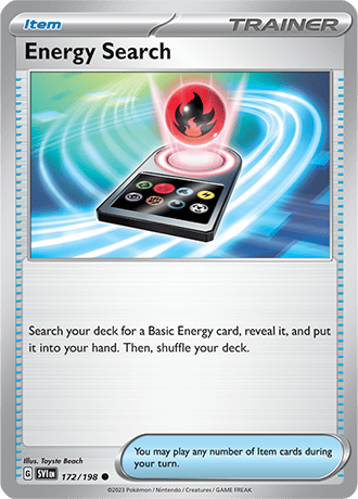 Karta Pokemon 172 198 Energy Search [Scarlet &amp; Violet].JPG