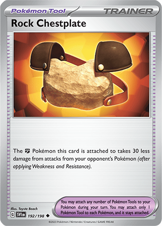 Karta Pokemon 192 198 Rock Chestplate [Scarlet &amp; Violet].JPG