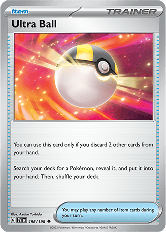 Karta Pokemon 196 198 Ultra Ball [Scarlet &amp; Violet].JPG