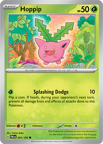 Karta Pokemon 001 193 Hoppip [Paldea Evolved].JPG