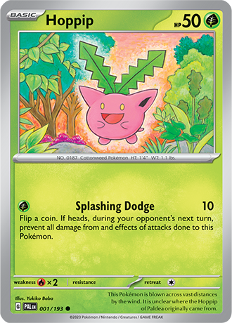 Karta Pokemon 001 193 Hoppip [Paldea Evolved].JPG