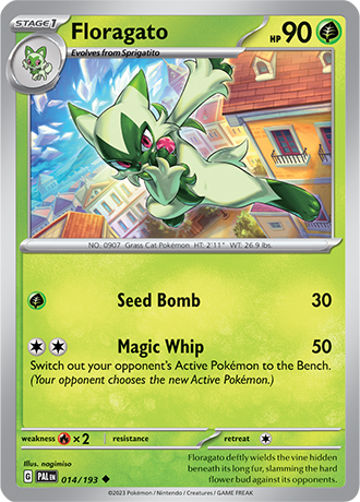 Karta Pokemon 014 193 Floragato [Paldea Evolved].JPG