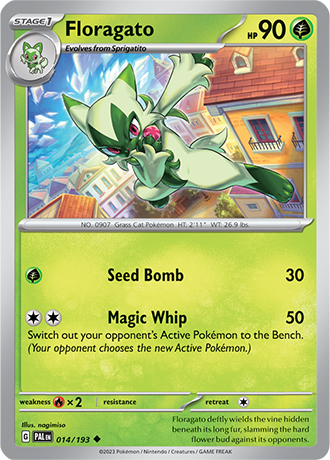 Karta Pokemon 014 193 Floragato [Paldea Evolved].JPG
