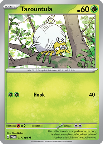 Karta Pokemon 017 193 Tarountula [Paldea Evolved].JPG