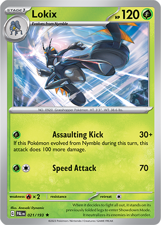 Karta Pokemon 021 193 Lokix [Paldea Evolved].JPG