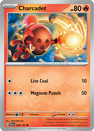 Karta Pokemon 039 193 Charcadet [Paldea Evolved].JPG