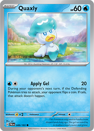 Karta Pokemon 049 193 Quaxly [Paldea Evolved].JPG