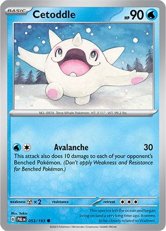 Karta Pokemon 053 193 Cetoddle [Paldea Evolved].JPG