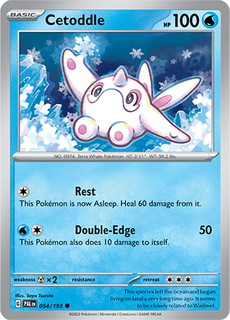 Karta Pokemon 054 193 Cetoddle [Paldea Evolved].JPG