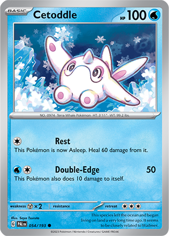 Karta Pokemon 054 193 Cetoddle [Paldea Evolved].JPG