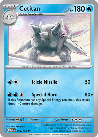 Karta Pokemon 055 193 Cetitan [Paldea Evolved].JPG