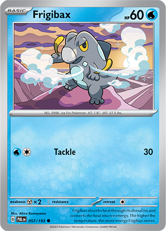 Karta Pokemon 057 193 Frigibax [Paldea Evolved].JPG