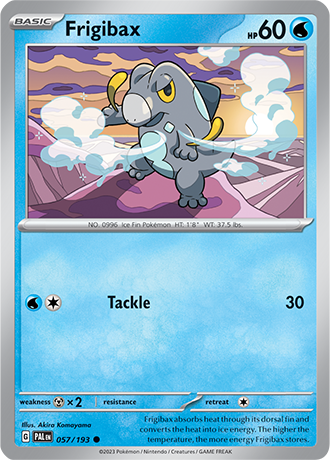 Karta Pokemon 057 193 Frigibax [Paldea Evolved].JPG