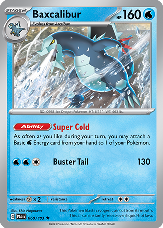 Karta Pokemon 060 193 Baxcalibur [Paldea Evolved].JPG