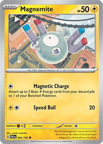 Karta Pokemon 065 193 Magnemite [Paldea Evolved].JPG