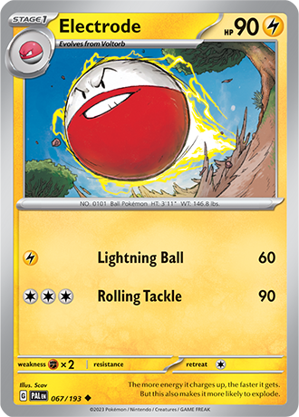Karta Pokemon 067 193 Electrode [Paldea Evolved].JPG