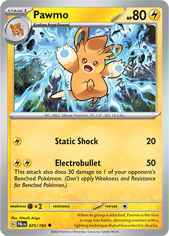 Karta Pokemon 075 193 Pawmo [Paldea Evolved].JPG