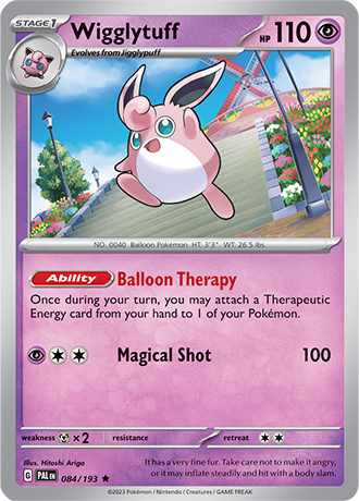 Karta Pokemon 084 193 Wigglytuff [Paldea Evolved].JPG