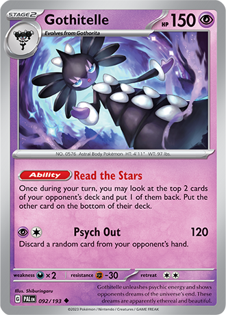 Karta Pokemon 092 193 Gothitelle [Paldea Evolved].JPG