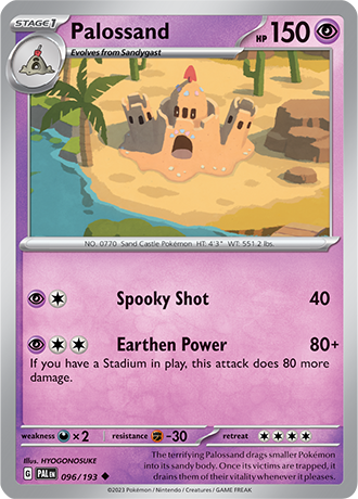 Karta Pokemon 096 193 Palossand [Paldea Evolved].JPG
