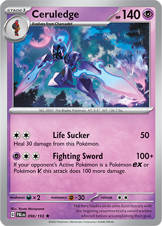 Karta Pokemon 098 193 Ceruledge [Paldea Evolved].JPG