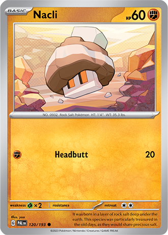 Karta Pokemon 120 193 Nacli [Paldea Evolved].JPG