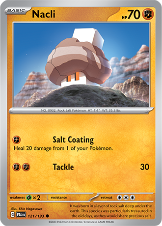 Karta Pokemon 121 193 Nacli [Paldea Evolved].JPG