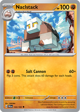 Karta Pokemon 122 193 Naclstack [Paldea Evolved].JPG