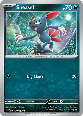 Karta Pokemon 133 193 Sneasel [Paldea Evolved].JPG