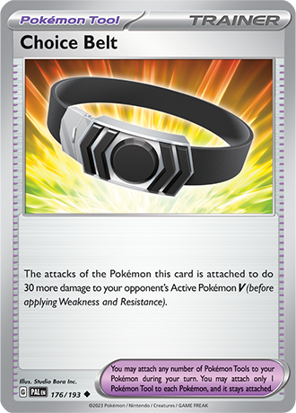 Karta Pokemon 176 193 Choice Belt [Paldea Evolved].JPG