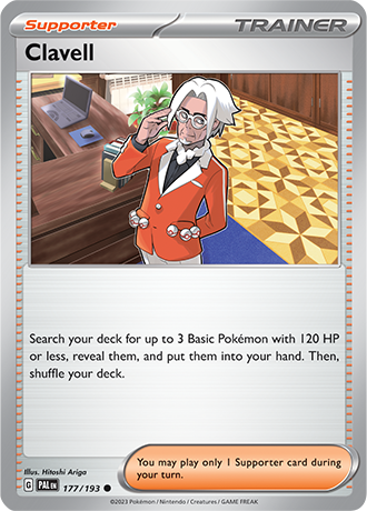Karta Pokemon 177 193 Clavell [Paldea Evolved].JPG