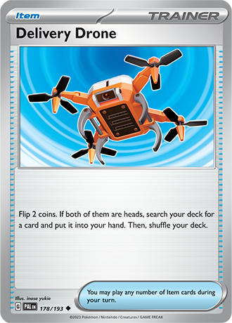 Karta Pokemon 178 193 Delivery Drone [Paldea Evolved].JPG