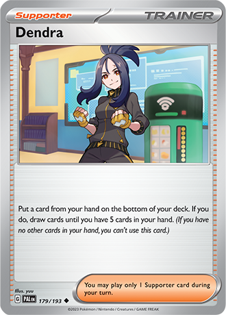 Karta Pokemon 179 193 Dendra [Paldea Evolved].JPG