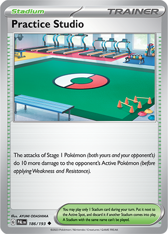 Karta Pokemon 186 193 Practice Studio [Paldea Evolved].JPG
