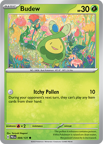 Karta Pokemon 004 131 Budew [Prismatic Evolutions].JPG