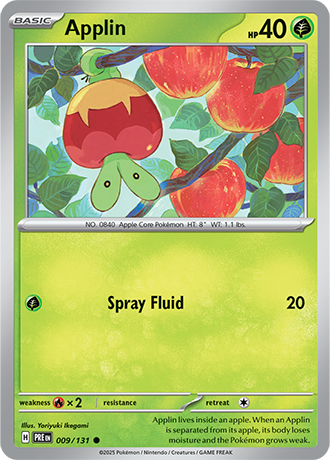 Karta Pokemon 009 131 Applin [Prismatic Evolutions].JPG