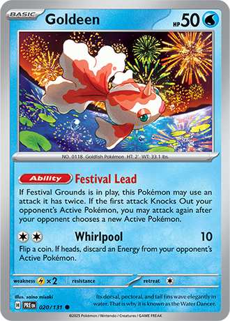 Karta Pokemon 020 131 Goldeen [Prismatic Evolutions].JPG