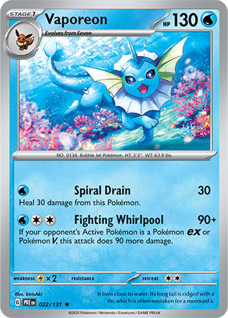 Karta Pokemon 022 131 Vaporeon [Prismatic Evolutions].JPG