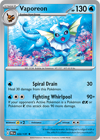 Karta Pokemon 022 131 Vaporeon [Prismatic Evolutions].JPG