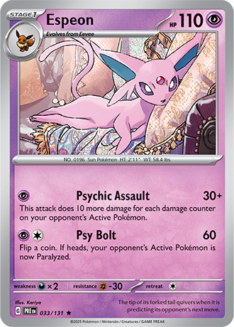 Karta Pokemon 033 131 Espeon [Prismatic Evolutions].JPG