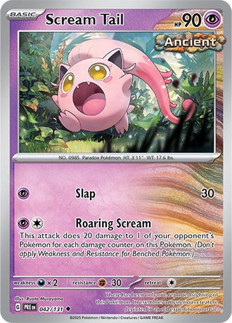 Karta Pokemon 042 131 Scream Tail [Prismatic Evolutions].JPG